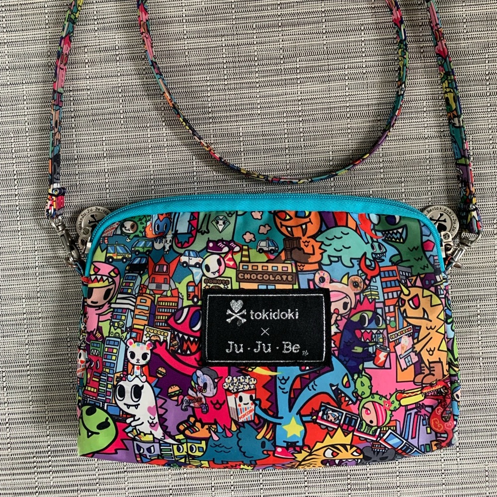Kaiju City Crossbody purse jujube